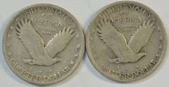 1928 & 1930 Standing Liberty Quarters in choice XF