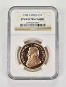 PF69 UCAM 1982 South Africa 1 Gold Krugerrand - Graded NGC