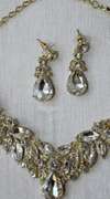 Set Of Fashion Jewelry Neck Lace And Earrings