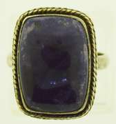 Sterling Silver Purple Stone Ring