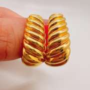 14kt Solid Yellow Gold Earrings