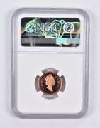 PF70 RD UCAM 1990 Canada 1 Cent NGC