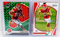 2 Travis Kelce Football Cards