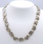 Vintage Sterling Silver Signed Pineapple Necklace