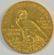 Investment quality Choice BU 1911 US $2.50 Indian Gold Piece