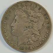 Super scarce and sharp 1896-S Morgan Silver Dollar. Key date