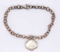 Vintage Sterling Silver Charm Bracelet