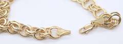 Incredible Yellow Gold Charm Bracelet with 3 Charms