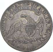 1824/1 Capped Bust Half Dollar - 10/a