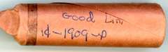 Roll of 1909 Lincoln Cents