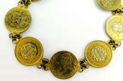 British 3 Pence Coin Bracelet
