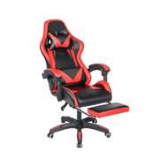 Gaming Chair Integrated Armrest with Footrest