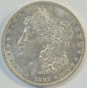 Near Mint lustrous 1892-O Morgan Silver Dollar. Better date