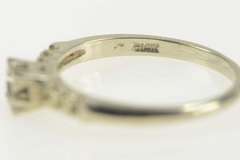 14K White Gold Vintage NOS 1950's Engagement 2.5mm Setting Ring