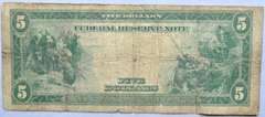 $5 Red Seal Series of 1914 Fed Reserve Note