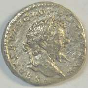 Sharp Septimius Severus Roman Silver Denarius, 193-211 AD