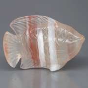 Gorgeous 50.54ct striped Agate carving