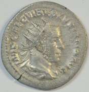Scarce Volusian Roman Silver Antoninianus, 251-253 AD