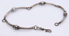 Vintage Sterling Silver Ball Bead Link Bracelet