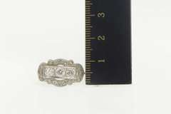 Platinum 1.40 Ctw Art Deco Diamond Engagement Ring