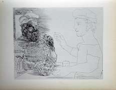 PABLO PICASSO, TWO CATALAN MEN