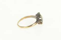 10K Yellow Gold Natural Opal Sapphire Halo Engagement Ring