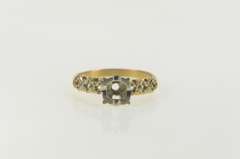14K Yellow Gold Vintage NOS 1950's 4.6mm Engagement Setting Ring