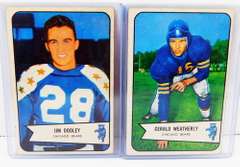 2 Bowman Gum 1950's Football Cards