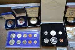 Estate Lot Of Various Coins.