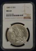 1885-O Morgan Silver Dollar NGC MS64