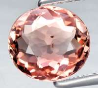 Top color 1.31ct coral pink high fire Tourmaline