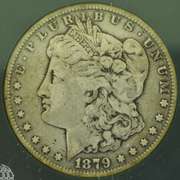 1879-S Morgan Silver Dollar $1 US Coin