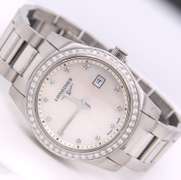Longines Conquest Stainless Steel Diamond Bezel Ladies Watch