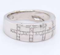 Incredible White Gold Diamond Band