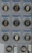 11 Gem Deep Cameo Proof Eisenhower $1s. PCGS PR69 DCAM