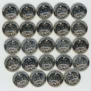 24 Choice to Gem Proof Silver Washington Quarters 1960-63