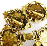 Vintage Coro Confetti Lucite Bracelet & Earrings