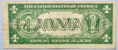 $1 1935 A Hawaii Overprint Silver Certificate