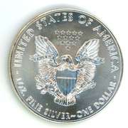 2018 BU American Silver Eagle with CoA