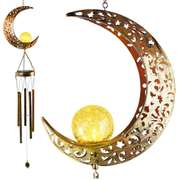 Solar Wind Chimes Solar Wrought Iron Wind Chimes