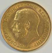 Lustrous Gem BU 1913 Great Britain Gold Half Sovereign