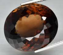 Deep coffee red! 22.83ct Imperial Topaz