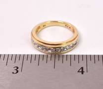 Gorgeous Diamond Band Ring in 14K Yellow Gold