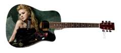 Kelly Clarkson Autographed Graphics Acoustic Guitar ACOA