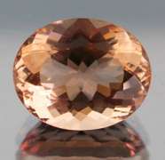Phenomenal 15.65ct rich peach Morganite