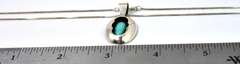 Silver Pendant With Turquoise