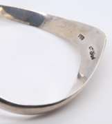 Vintage Sterling Silver Mexico Cuff Bangle Bracelet