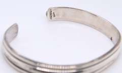 Vintage 925 Sterling Silver Mexico Cuff Bangle
