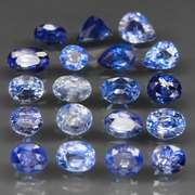Exquisite 8.67ct 19 piece Ceylon Sapphire set -heated only!