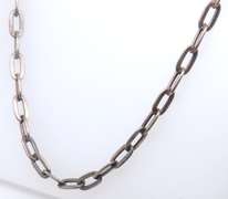 Vintage Sterling Silver Long Chain Necklace